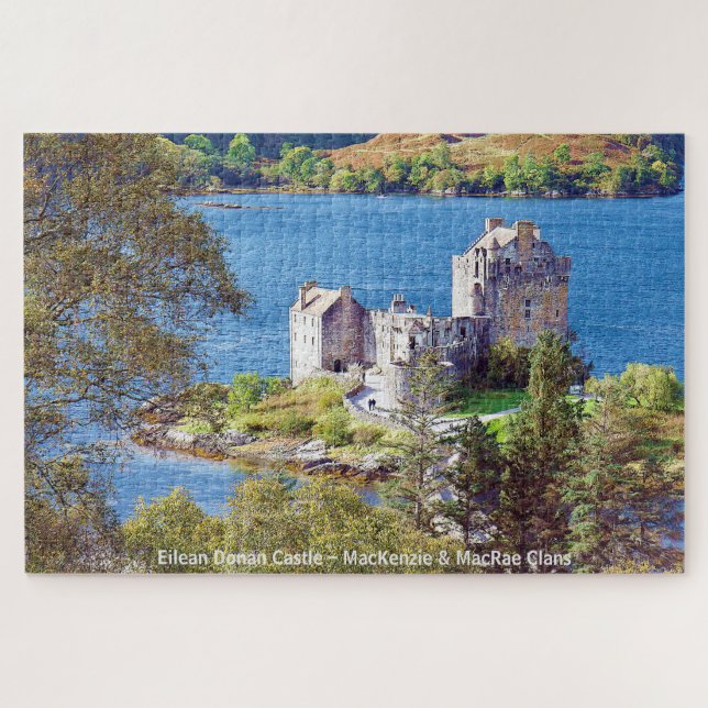 Quebra-cabeça Clãs Eilean Donan Castle-Scots MacKenzie & MacRae (Horizontal)