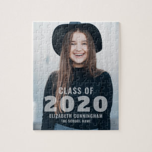 Quebra-cabeça Classe de 2020 Anúncio de graduação de fotos