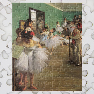 Quebra-cabeça Classe de dança por Degas, Balé de Impressionismo