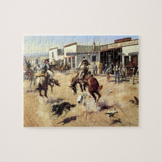 Quebra-cabeça clássico da arte (Horizontal)