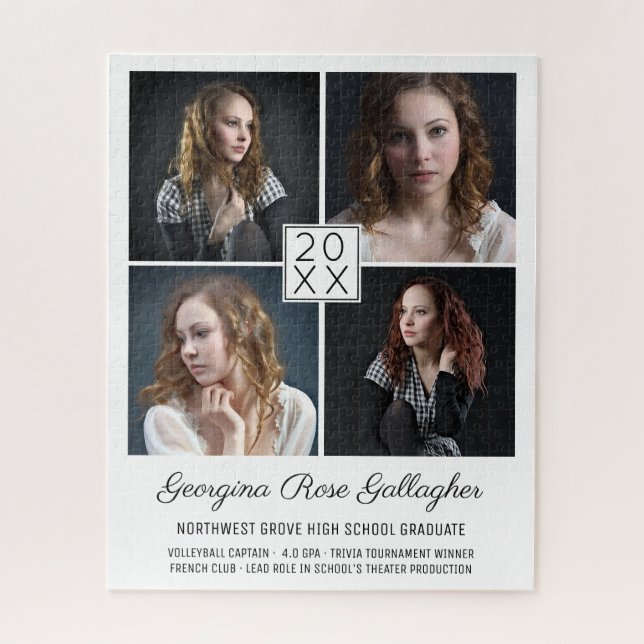 Quebra-cabeça Clássico de Colagem de Fotos Moderna de Keepsasasa (Vertical)