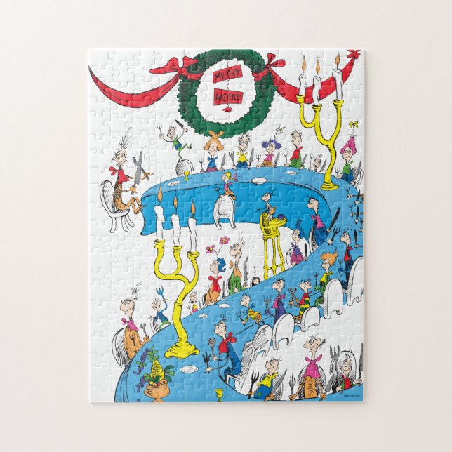 Quebra-cabeça Clássico Grinch | Festa Alegre Alegre (Vertical)
