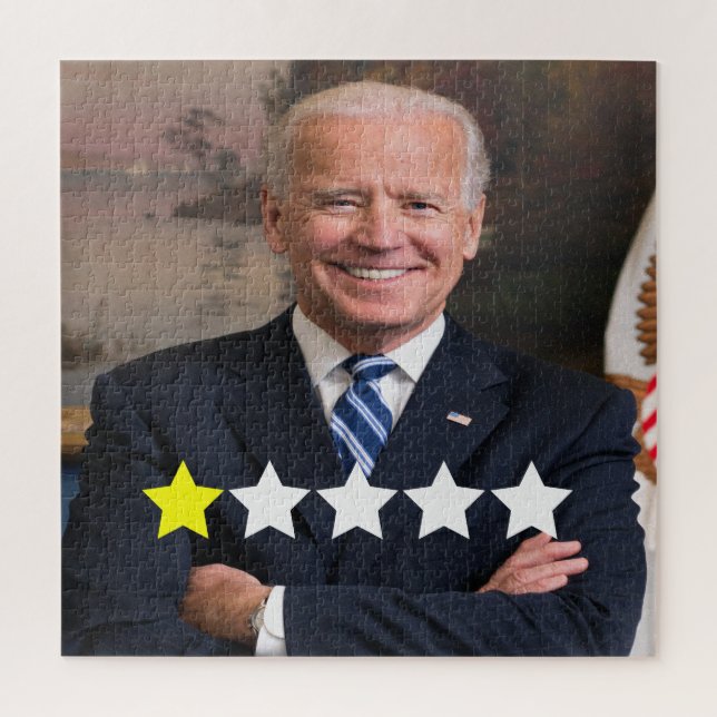 Quebra-cabeça Classificação de Aprovação do Presidente Joe Biden (Vertical)