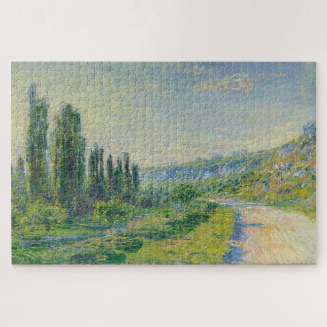 Quebra-cabeça Claude Monet – A Estrada de Vétheuil (Horizontal)
