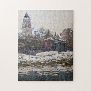 Quebra-cabeça Claude Monet - A Igreja de Vetheuil