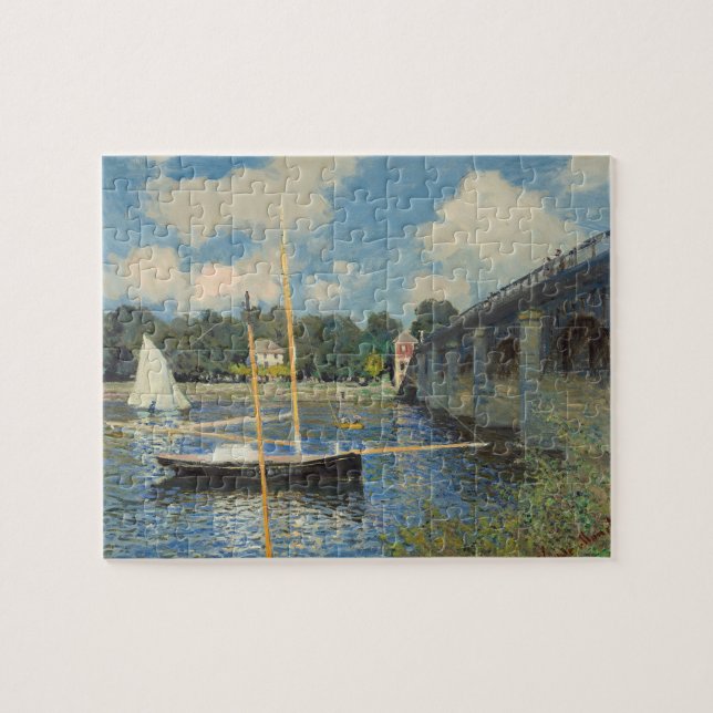 Quebra-cabeça Claude Monet | a ponte em Argenteuil (Horizontal)