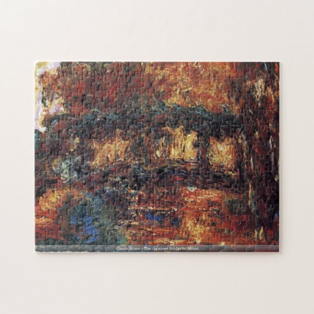 Quebra-cabeça Claude Monet - a ponte japonesa por Monet (Horizontal)