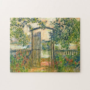 Quebra-cabeça Claude Monet: A porta de jardim em Vetheuil