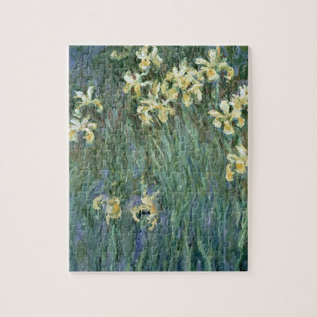 Quebra-cabeça Claude Monet | as íris amarelas (Vertical)