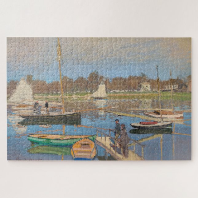 Quebra-cabeça Claude Monet – Bacia de Argenteuil 1874 (Horizontal)