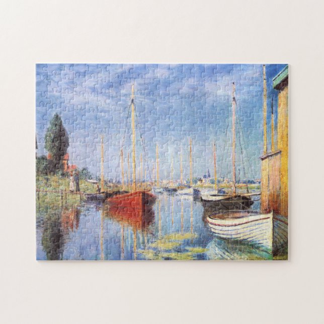 Quebra-cabeça Claude Monet: Barcos de prazer em Argenteuil (Horizontal)