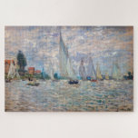 Quebra-cabeça Claude Monet - Boats Regatta na Argentina<br><div class="desc">The Boats Regatta at Argenteuil / Regate a Argenteuil - Claude Monet,  Oil on Canvas,  1874</div>