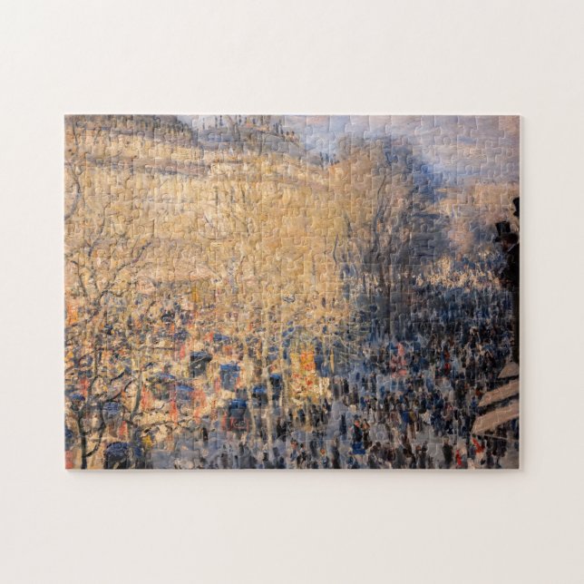 Quebra-cabeça Claude Monet - Boulevard des Capucines, Paris (Horizontal)