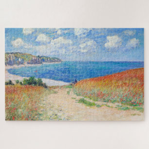 Quebra-cabeça Claude Monet - Caminho dos Campos de Trigo em Pour