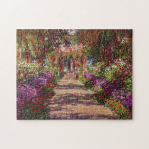 Quebra-cabeça Claude Monet Caminho no Jardim de Monet