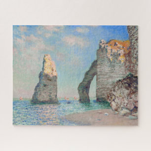 Quebra-cabeça Claude Monet - Cliff em Etretat