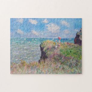 Quebra-cabeça Claude Monet - Cliff Walk em Pourville
