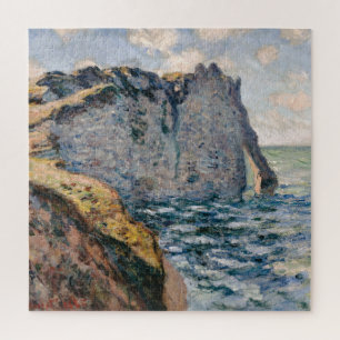 Quebra-cabeça Claude Monet é o Cliff de Aval Etretat
