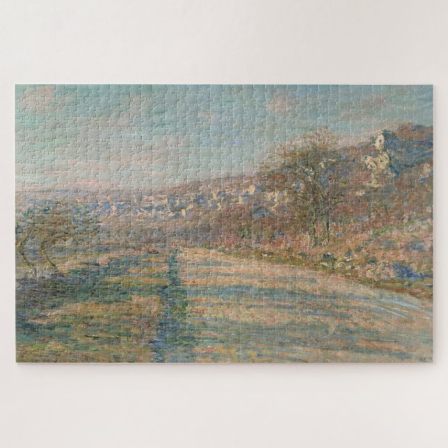 Quebra-cabeça Claude Monet Estrada de La Roche-Guyon (Horizontal)