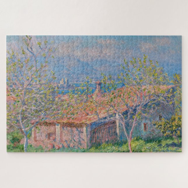 Quebra-cabeça Claude Monet - Gardener's House at Antibes (Horizontal)