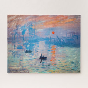 Quebra-cabeça Claude Monet - Impressão, Assalto do Sol