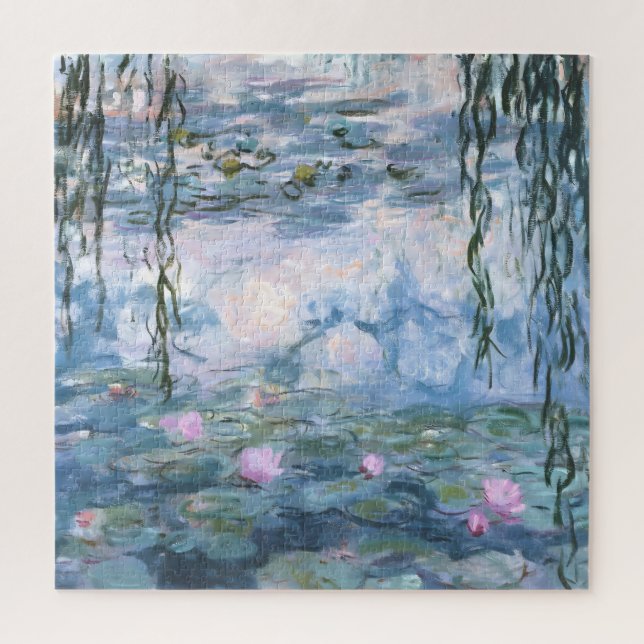 Quebra-cabeça Claude Monet Impressionist Water Lillies Painting (Vertical)