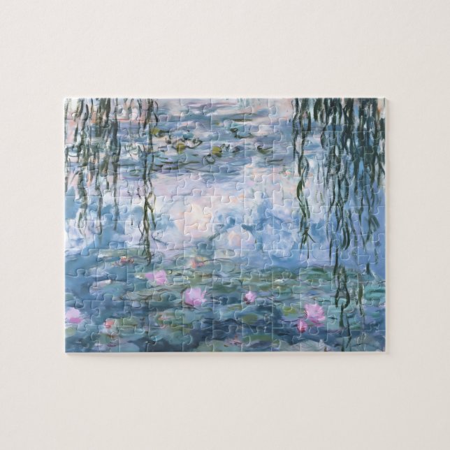 Quebra-cabeça Claude Monet Impressionist Water Lillies Painting (Horizontal)