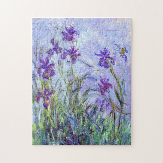 Quebra-cabeça Claude Monet - Íris Lilases / Iris Mauves (Vertical)