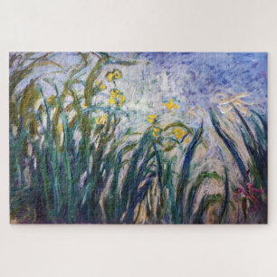 Quebra-cabeça Claude Monet - Irrisões Amarelo e Roxo