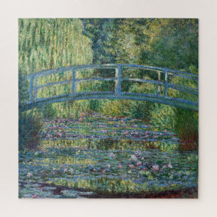 Quebra-cabeça Claude Monet - Lagoa de Água Lily, Harmonia Verde