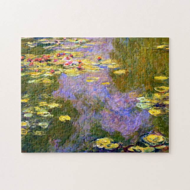 Quebra-cabeça Claude Monet: Lírios de água (Horizontal)