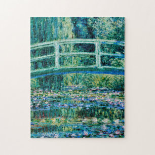 Quebra-cabeça Claude Monet - Lírios De Água E Ponte Japonesa
