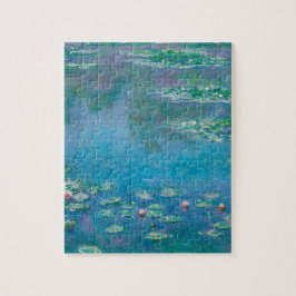 Quebra-cabeça Claude Monet. Lírios De Água. impressionismo franc
