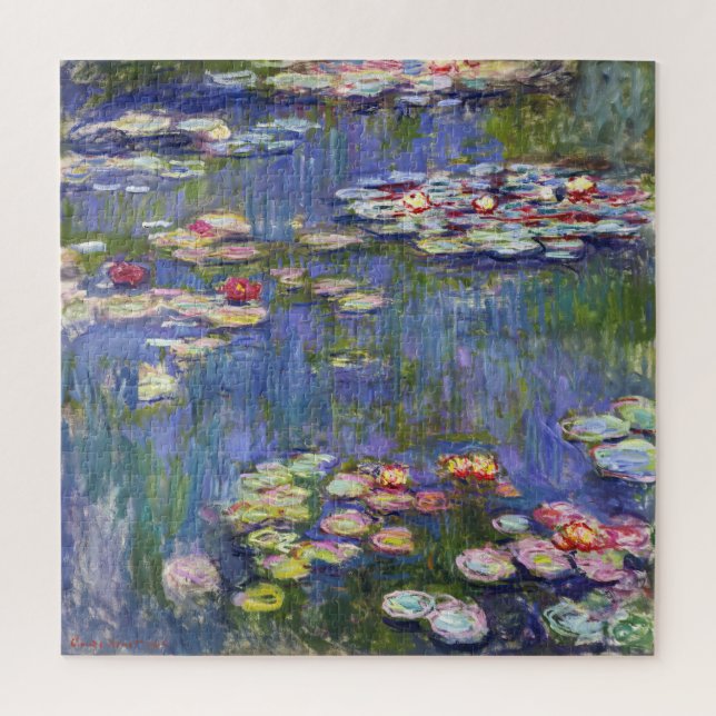 Quebra-cabeça Claude Monet - Lírios/Ninfas (Vertical)
