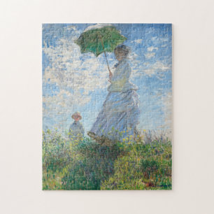 Quebra-cabeça Claude Monet Mulher com Parasol / La Promenade