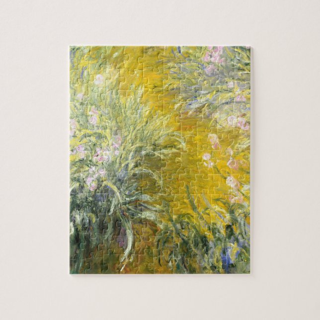 Quebra-cabeça Claude Monet O Caminho através das Íris Arte (Vertical)