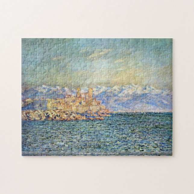 Quebra-cabeça Claude Monet - o forte velho em Antibes (Horizontal)