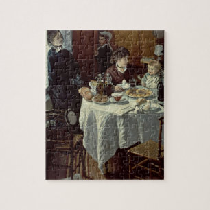 Quebra-cabeça Claude Monet o pequeno almoço
