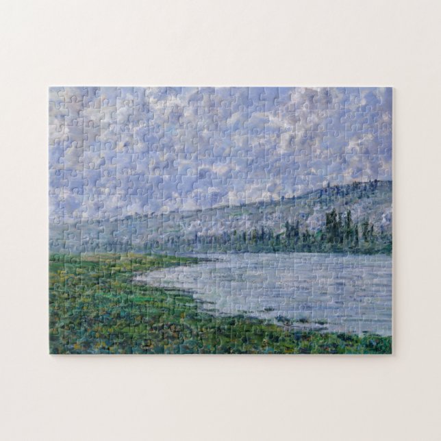Quebra-cabeça Claude Monet | o Seine em Vetheuil (Horizontal)