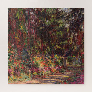 Quebra-cabeça Claude Monet o trajeto do jardim em Giverny
