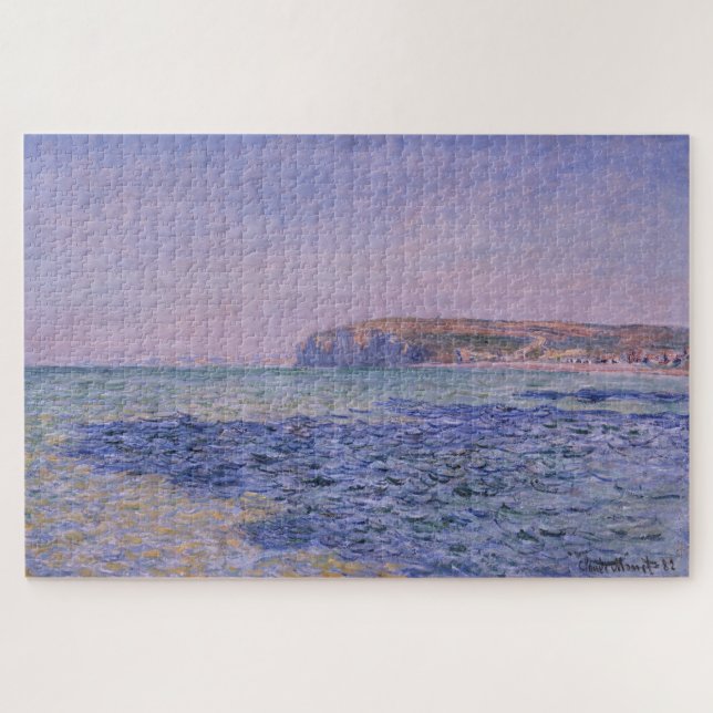 Quebra-cabeça Claude Monet Os Penhascos em Pourville (Horizontal)