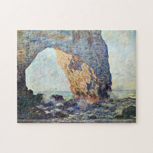 Quebra-cabeça Claude Monet - os penhascos rochosos de Etretat