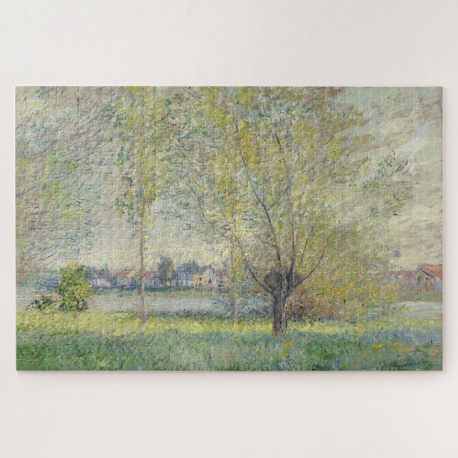 Quebra-cabeça Claude Monet Os Salgueiros (Horizontal)