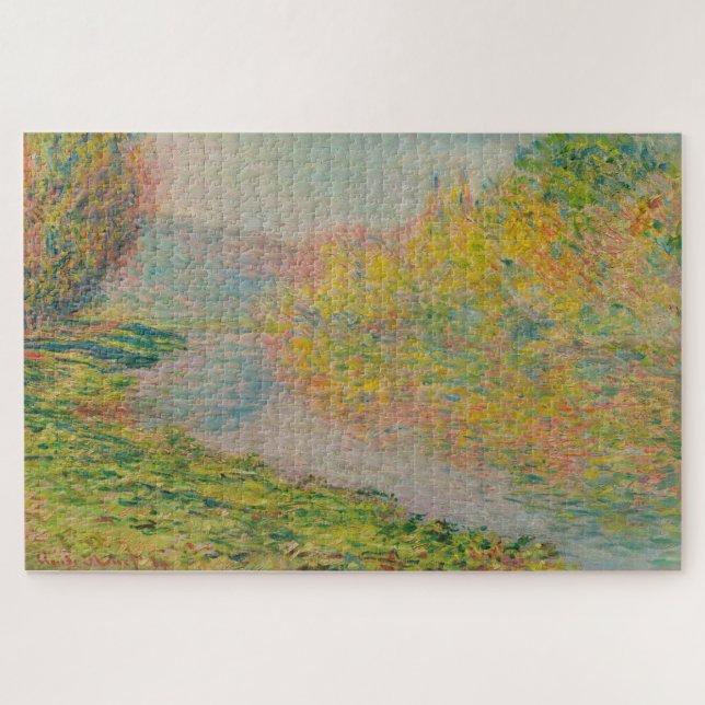 Quebra-cabeça Claude Monet Outono em Jeufosse (Horizontal)