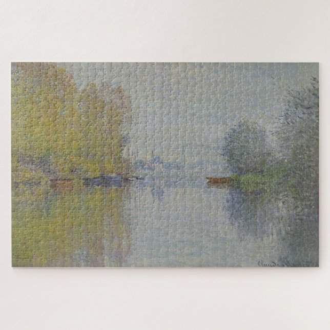 Quebra-cabeça Claude Monet Outono no Sena (Horizontal)