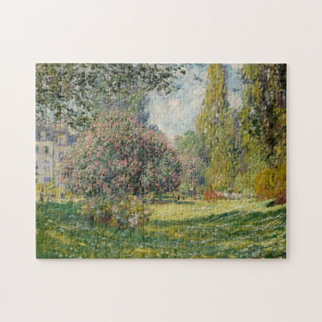 Quebra-cabeça Claude Monet| Paisagem: Parc Monceau (Horizontal)