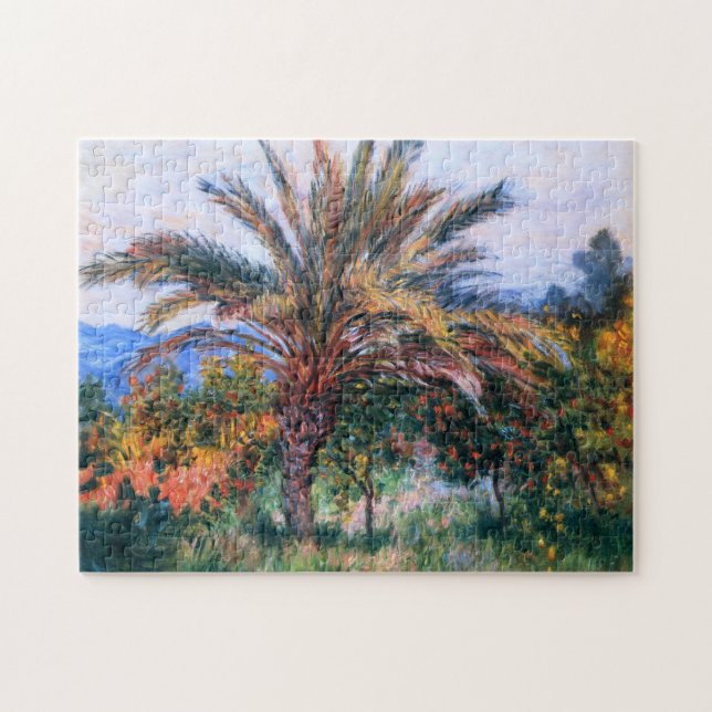 Quebra-cabeça Claude Monet: Palmeira em Bordighera (Horizontal)