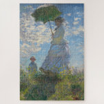 Quebra-cabeça Claude Monet Pintura de Lady com Parasol<br><div class="desc">"Senhora com Parasol", de Claude Monet, que é da Sra. Monet e do seu filho. Linda, evocativa pintura de um dia perfeito de verão. O céu azul e as nuvens brancas brilham com as nuances de cor que Monet conseguiu criar com suas tintas.</div>
