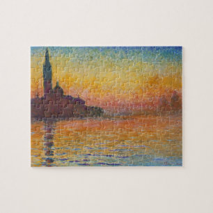 Quebra-cabeça Claude Monet - San Giorgio Maggiore ao Crepúsculo