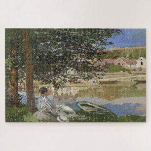 Quebra-cabeça Claude Monet – Sena em Bennecourt 1868